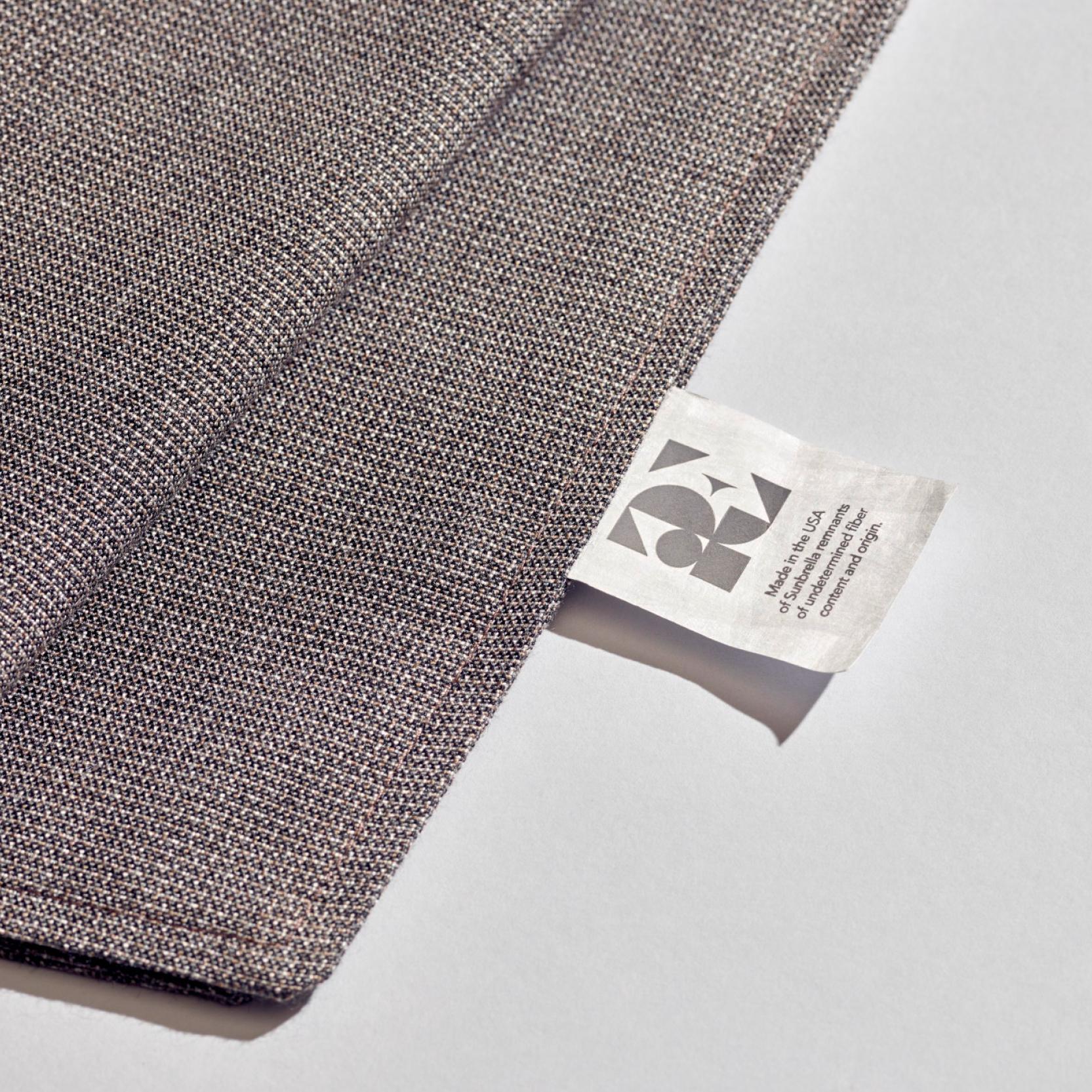 Sunbrella printed fabric label