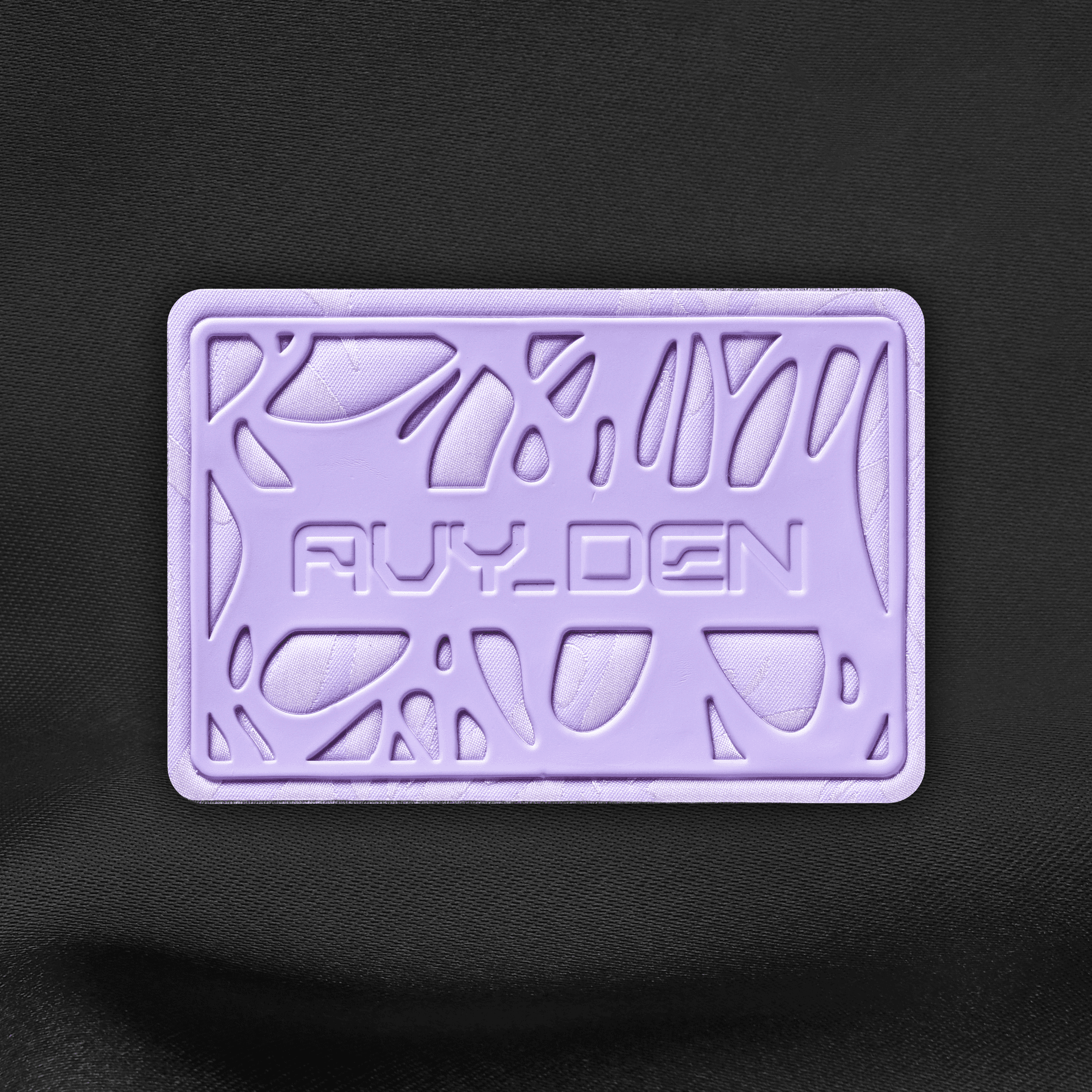 Embelex speciality solution moulded silicone and woven combination patch for apparel 