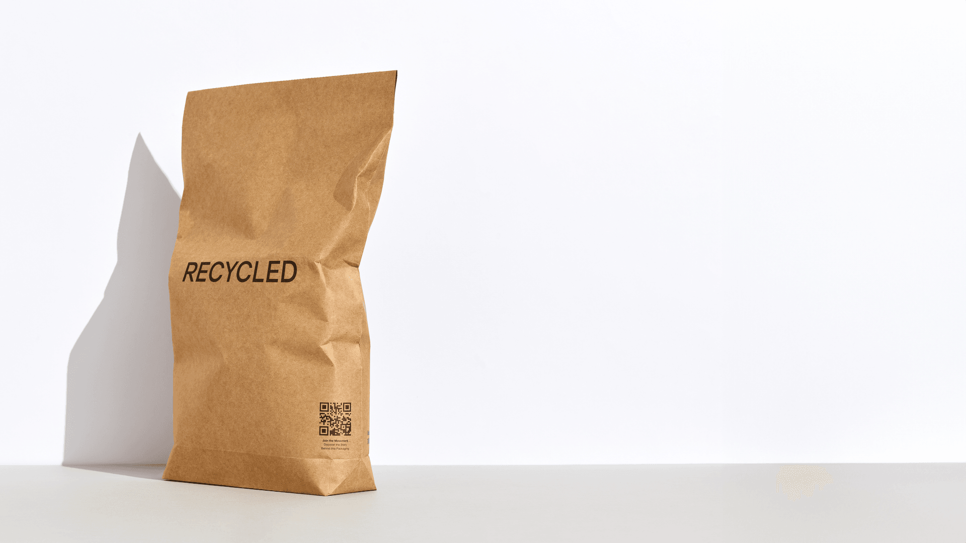 Plastic free recycled kraft paper mailer bag